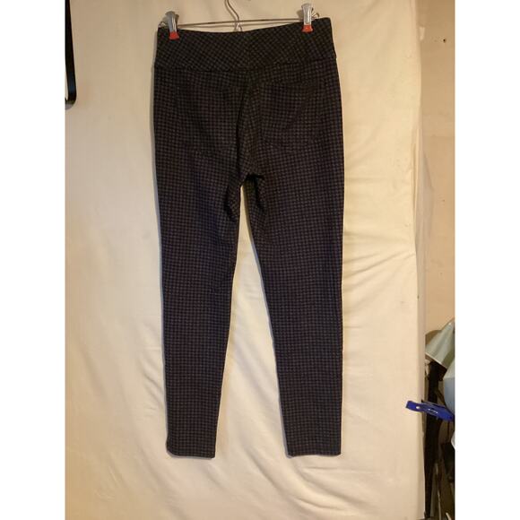 3086 MUDD FLX PONTE WOMENS HIGH RISE LEGGINGS SIZE MEDIUM BLACK/GRAY - Picture 4 of 9